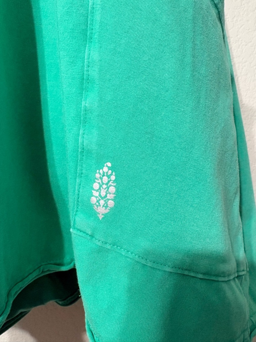 Free People Movement Hot Shot Casual Green Short Romper Oversized Roomy Pockets - Picture 7 of 16